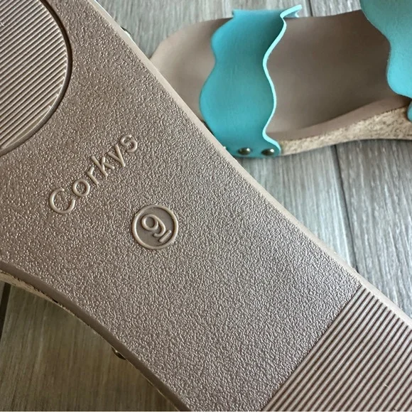 NEW Corkys Obviously Wedge Sandal Size 9 - Picture 5 of 12